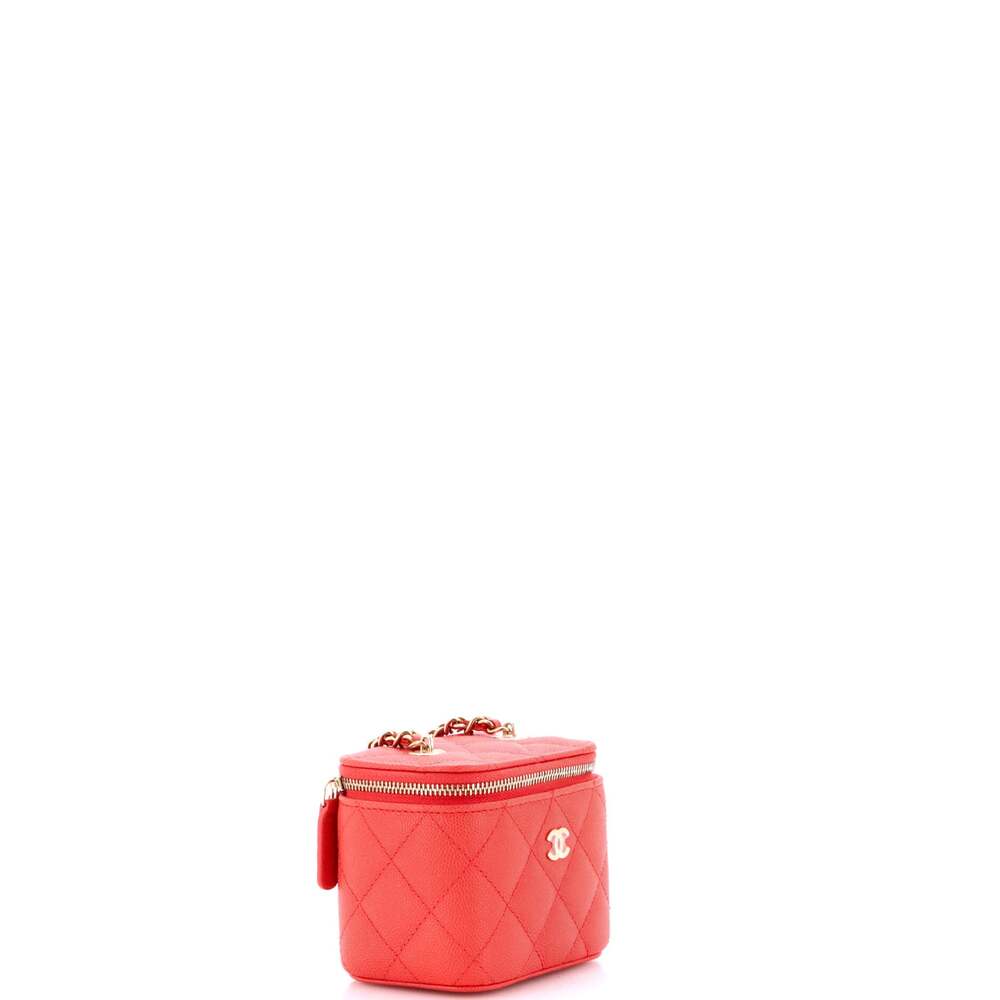 Chanel Classic Vanity Case With Chain #246397C32B - Picture 2 of 7